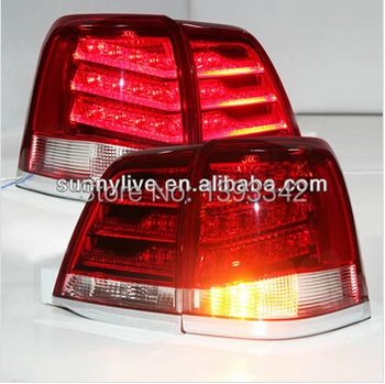

FOR TOYOTA Land Cruiser FJ200 LC200 LED Tail Lamp Red White 2008-2013 year YZ