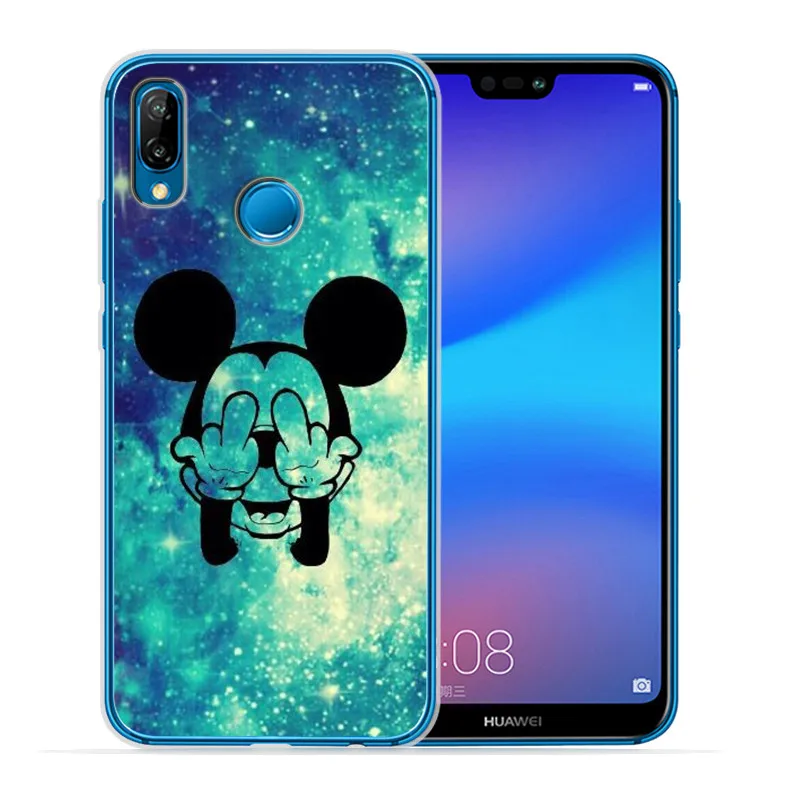 Ститч marvel для huawei mate 9 10 20 P8 P9 P10 P20 P30 P Smart Lite Plus Pro чехол для телефона Coque Etui funda Мягкий силиконовый чехол