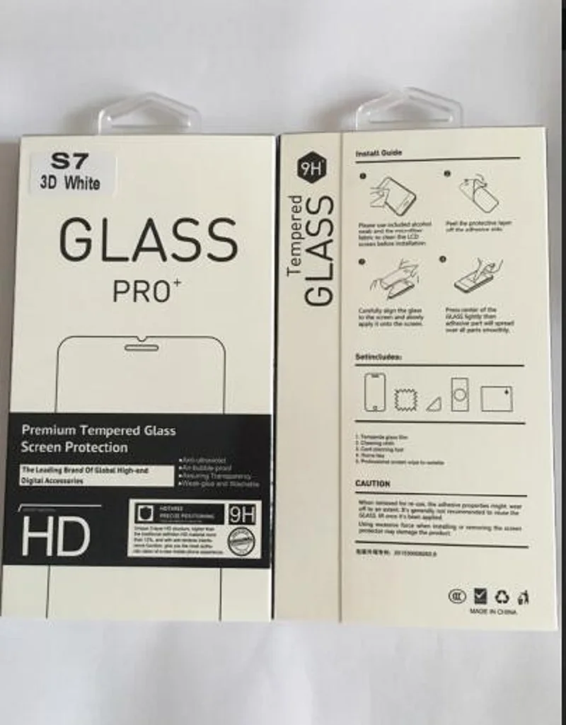 3D glass with package