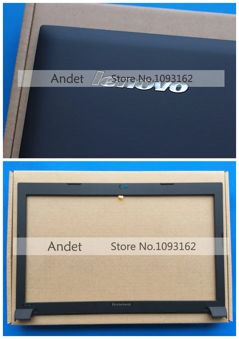 Для lenovo B570 B570E B575 B575E ЖК верхняя задняя крышка+ передняя рамка чехол - Цвет: A