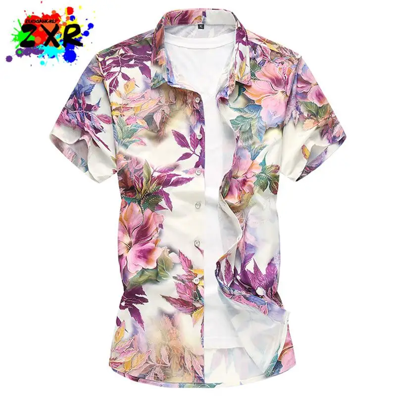 Personality Traditional Summer Short Sleeved Shirts Casual Male Business High Quality Clothes Young Mens Comfortable | Мужская одежда