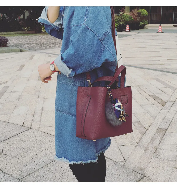 

Aelicy Litchi Pattern Soft PU omen Handbag Female Shoulder Bag Girls Messenger bag Casual luxury handbags women bags designer