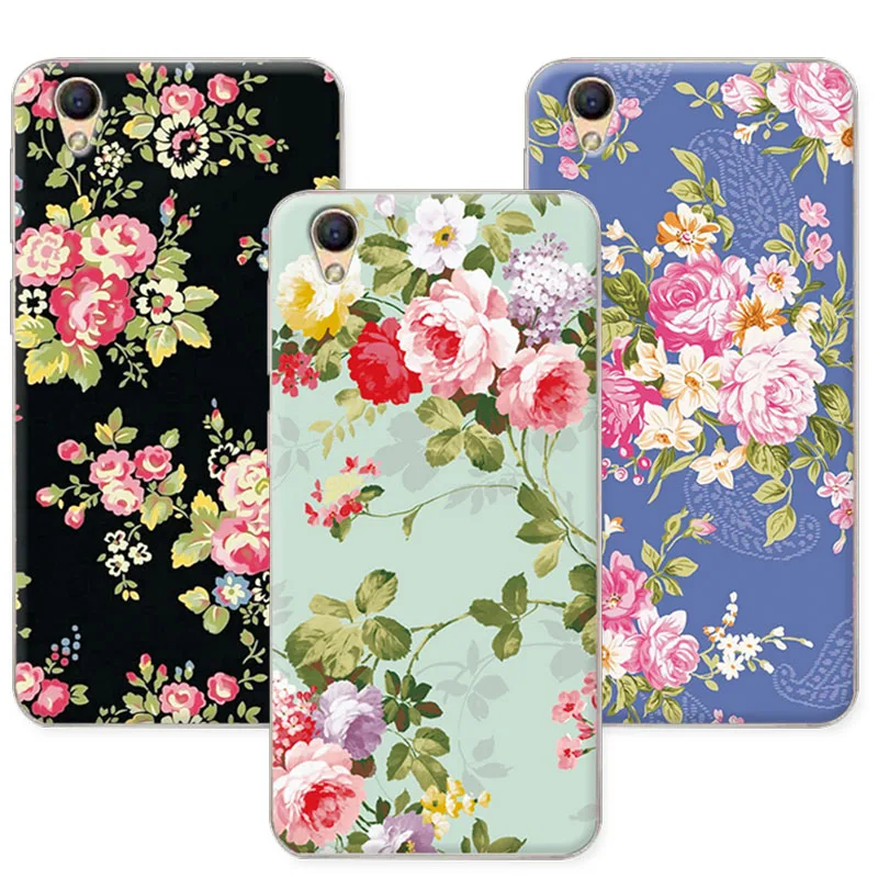 Luxury Floral Art Painted For Coque Asus Zenfone Live 