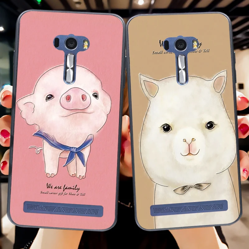 

Cute Animal Soft Silicone Case For Asus zenfone Selfie ZD551KL 3D Emboss Funny Rabbit TPU Back Cover For Asus ZD551KL Z00UD