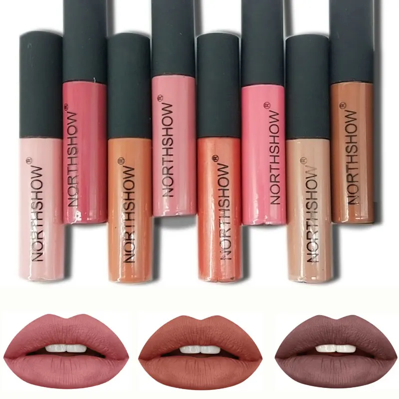 

Brand Makeup 12 Colors Matte Liquid Lipstick Matte Tint Tattoo Long-Lasting Lipstick Nude Red Lips Gloss Cosmetic Makeup Tint