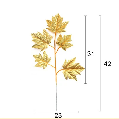 Для дома Свадебная вечеринка украшения Золотой Имитация монстера листья в форме Панциря Черепахи искусственные декоративные листья - Цвет: 3