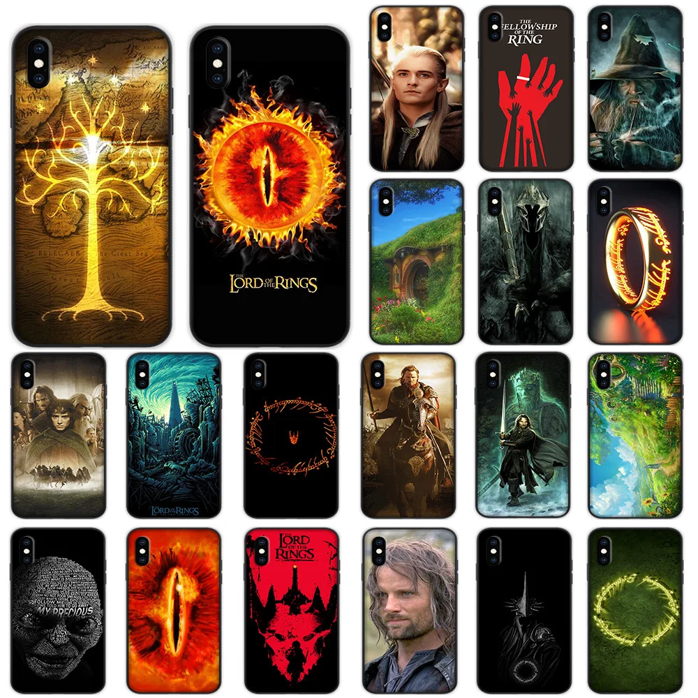 

The Lord of Rings Soft Case for iPhone XS 11 Pro Max XR X 7 8 6 6S Plus Cover