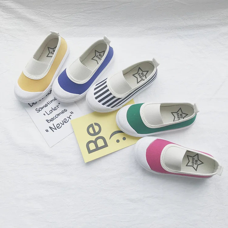 

Celveroso Kids Shoes 2018 Spring Autumn Children Casual Shoes Boys Girls Canvas Shoes Soft Comfortable Slip-on Sneakers