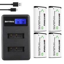 4 PCS NP BX1 NP-BX1 Батарея + ЖК-дисплей Зарядное устройство для SONY DSC-RX100 DSC-WX500 IV HX300 WX300 HDR-AS15 CX240E MV1 AS30V HDR-AS300