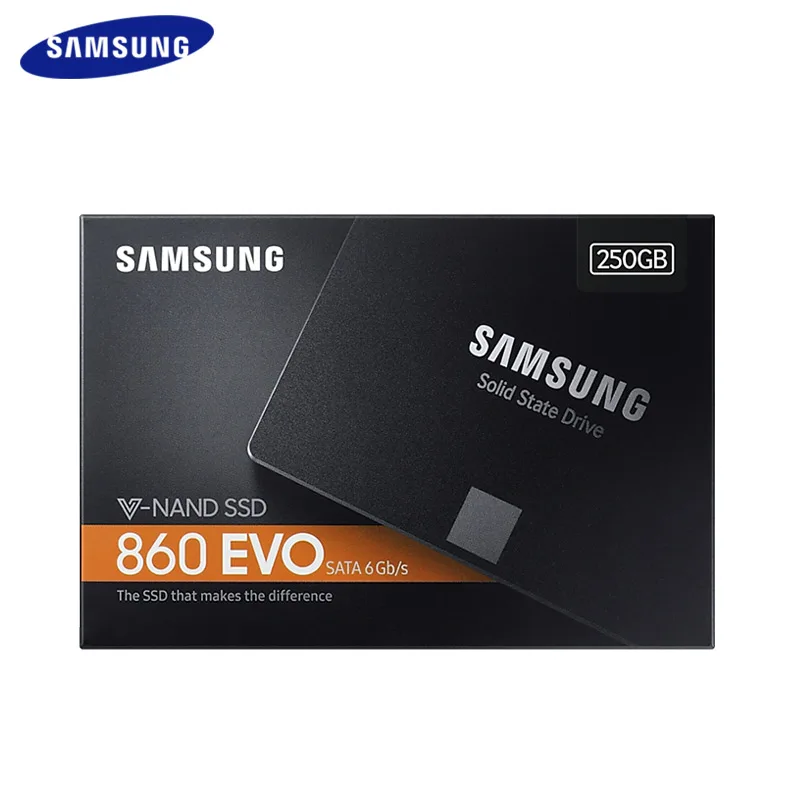 SAMSUNG SSD 860 EVO 250 ГБ 500 ГБ 1 ТБ Внутренний твердотельный накопитель HDD жесткий диск SATA3 2,5 дюймов 550 МБ/с./с SSD для ноутбуков настольных ПК