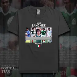 Hugo Sanchez футболка мужские майки Мехико футболист звезда брендовая футболка хлопок фитнес-футболки одежда с принтом летние футболки Новинка