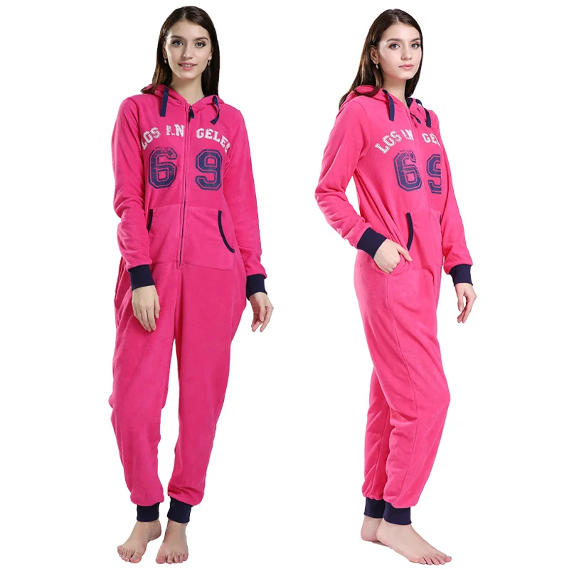 JuiceMate Плюс Размер Все В Один Кусок Костюм Playsuit Руно Письма Комбез Onesie Ползунки Комбинезон Для Женщин