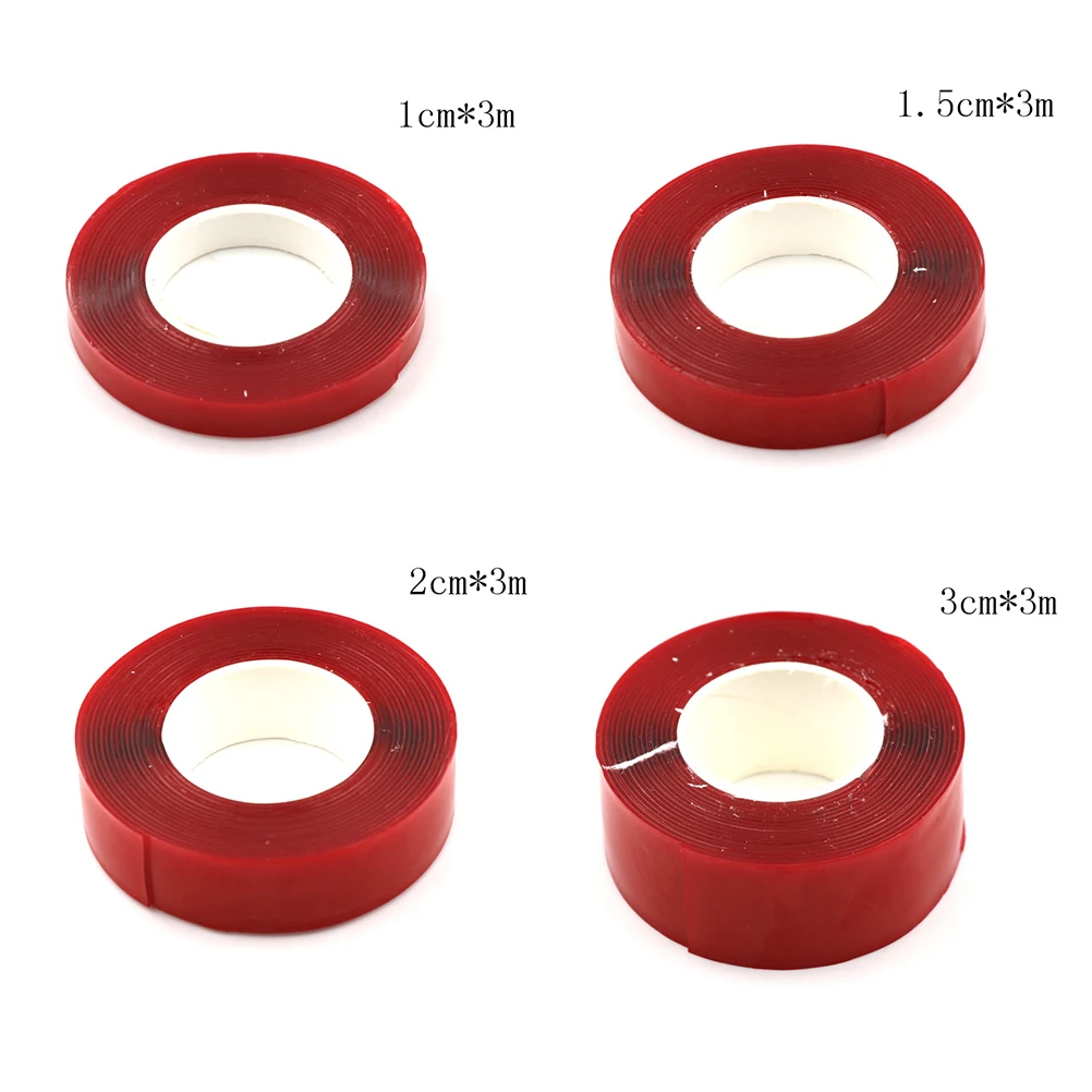 

Double-sided Strong Clear Transparent Acrylic Foam Adhesive Tape Length 3/10 M Width 5/10/15/30 MM