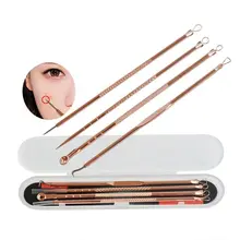 ZD 4 шт./лот модные антибактериальные угорь, прыщ, акне, игла для удаления Профессиональный практичный прибор для ухода за лицом комплект XN354M