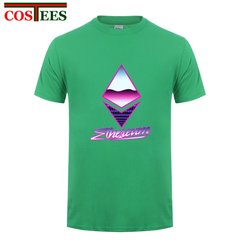 Ethereum Logo T-Shirt homme 80s 90s retro cool Summer Fashion Funny T Shirt Neon Rainbow Ethereum Virtual CryptoCurrency T-shirt Ethereum Logo T-Shirt homme 80s 90s retro cool Summer Fashion Funny T Shirt Neon Rainbow Ethereum Virtual CryptoCurrency T-shirt