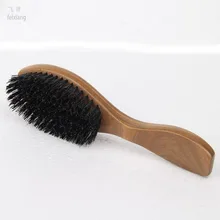 Feixiang 3pcshigh качество натуральный зеленый сандалового дерева кабан грива Расческа Щетка для волос зеленый сандал гребень SP массаж головы, кисти d5