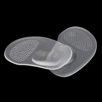 

500 Pairs/lot Gel Arch Support Flatfoot Correction Shoes Insert Front Palm Massage Pad