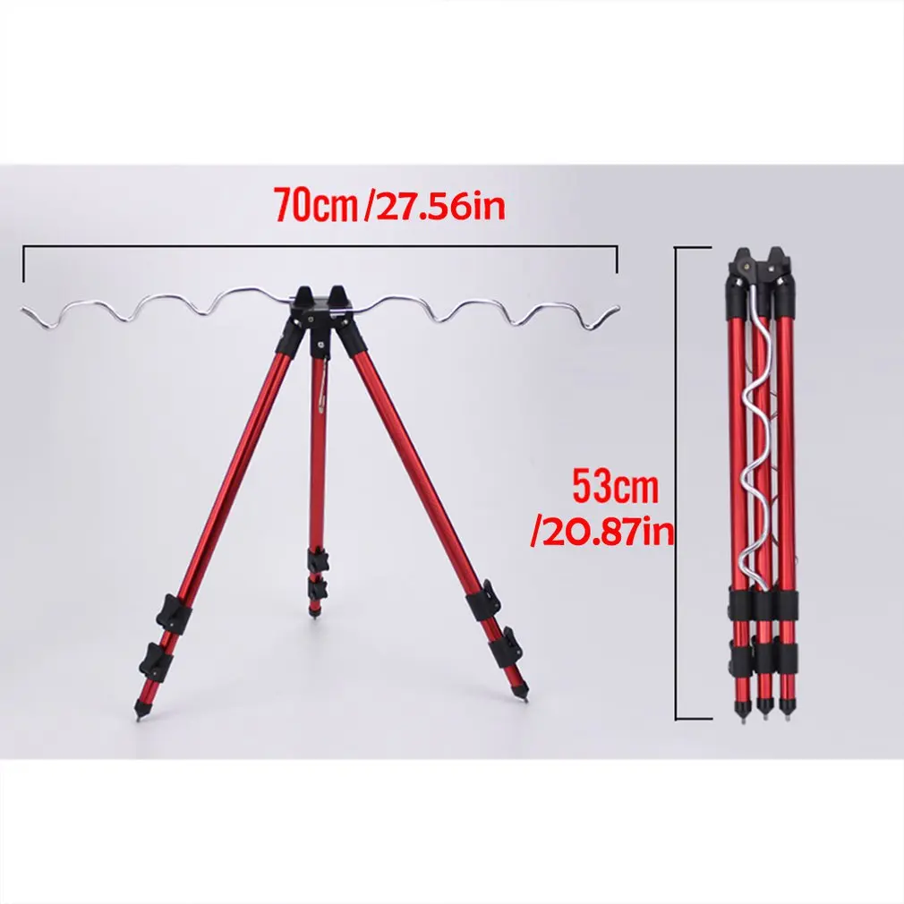 62/120 см Портативный держатель удочки Регулируемый Морская Рыбалка Кронштейн Универсальный телескопический легкий штатив-Трипод стойка растягивающийся