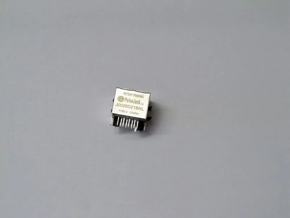 J0026D21BNL импульсный J0026D21 CONN MAGJACK 1 порт 100 BASE-TX 1x1 Tab-DOWN RJ45