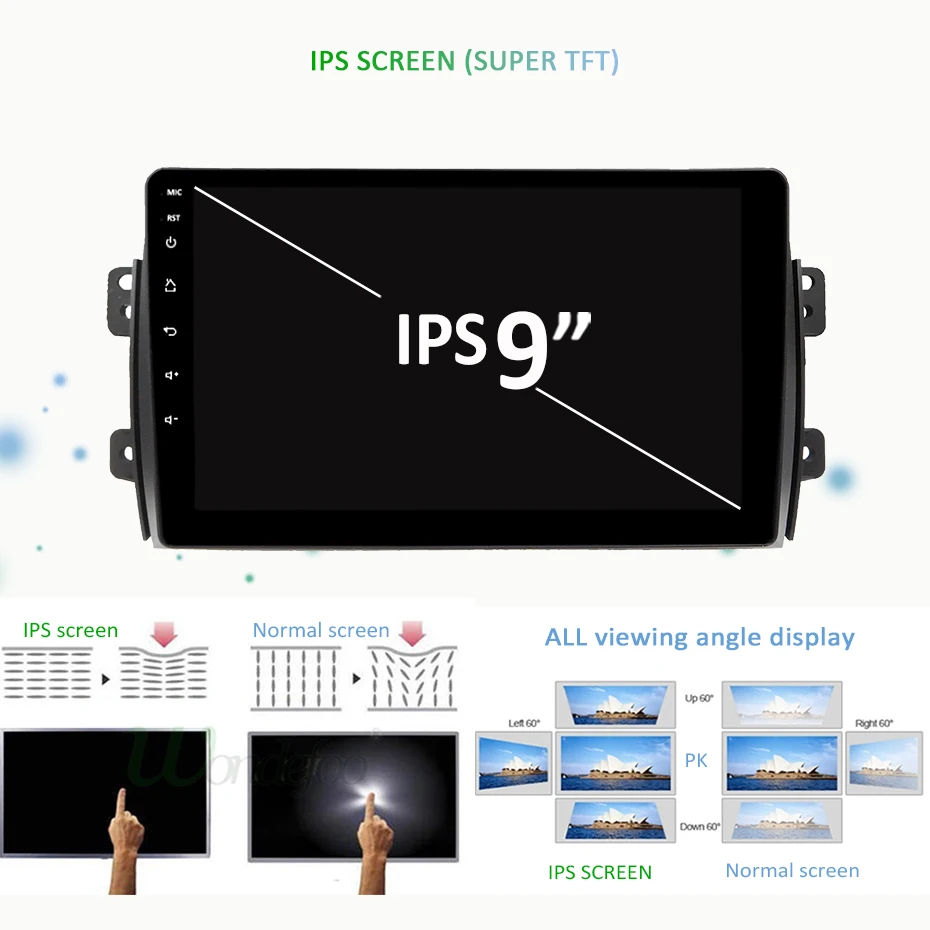 Flash Deal DSP IPS Android 9.0 64G ROM Auto GPS Radio for Suzuki SX4 2006-2013 Multimedia Screen Stereos Receiver NO DVD Player Head Unit 4
