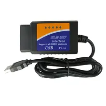 Best Newest font b Elm327 b font USB Obd2 Diagnostic Scanner Elm 327 V 1 5