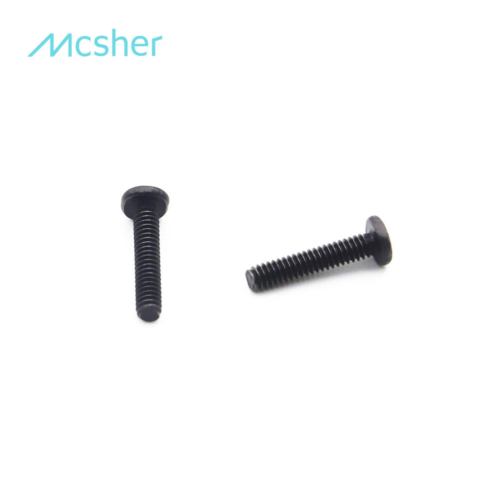 

100pcs M2 x 10mm Laptop Notebook Screw Phillips Flat Wafer Head Black Zinc