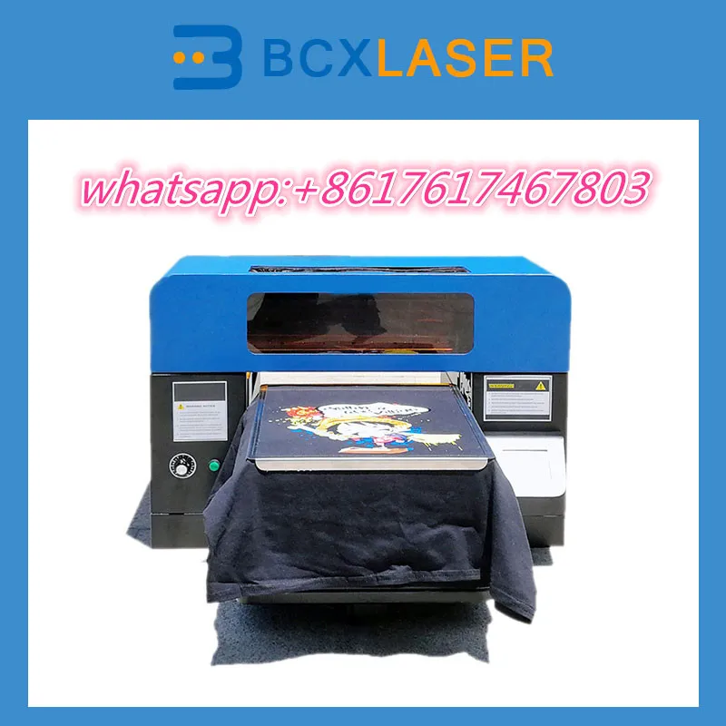  Wuhan bcxlaser new type 3D digital printing machine for garment printing on sale