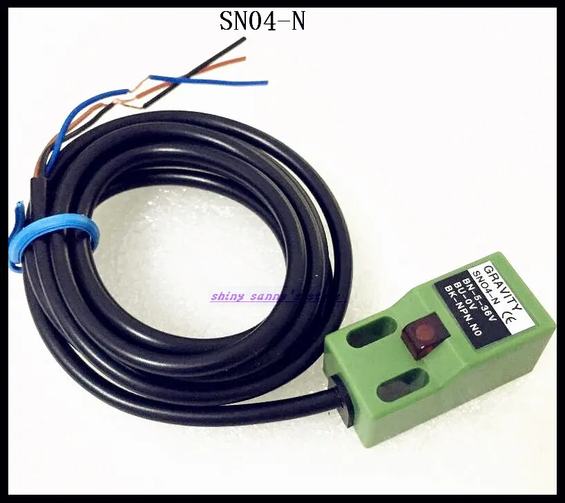 5-10 шт./партия SN04-N 4 мм датчик приближения 5-36VDC NPN NO 3 провода Индуктивный бесконтактный переключатель абсолютно