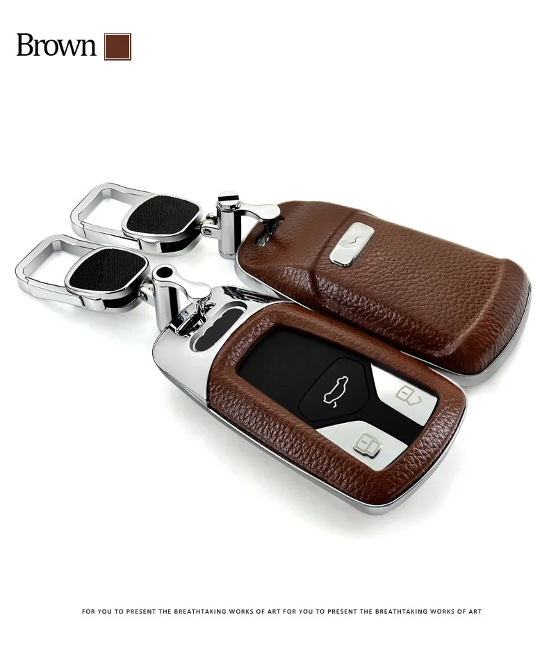 ShinMan Модный Стильный чехол для ключей автомобиля, чехол для ключей для Audi A5 S5 Q7 A4 A4L TT TTS- брелок для ключей