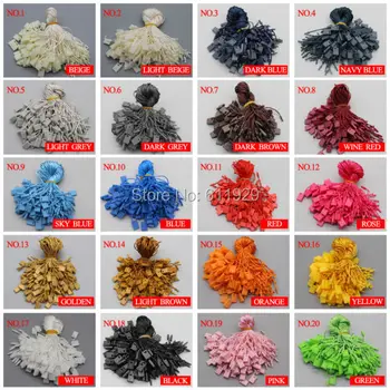 

free shipping wholesales colorful clothing tag cord/string/sling/cotton thread/garment hang tag line/golden line 1000 pcs a lot