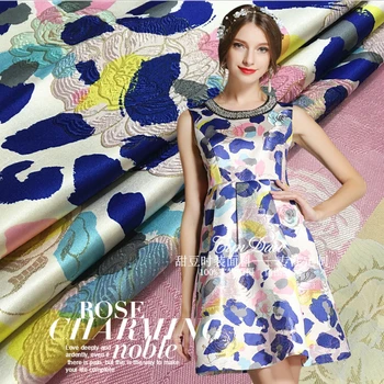 

2017 new jacquard brocade fabric autumn and winter crisp jacket diy dress jacquard fabric wholesale jacquard cloth