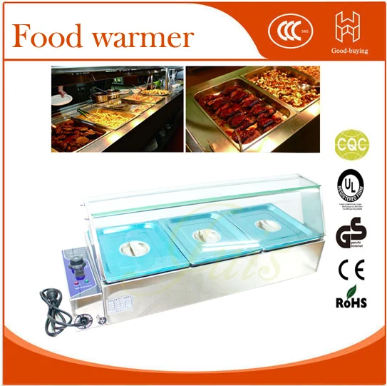 electric FOOD WARMER container BAIN MARIE INCL Food showcase commercial