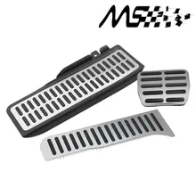 Automatic car Stainless Car Pedal For Volkswagen VW Golf 5 6 Footrest Pedals Cover kits