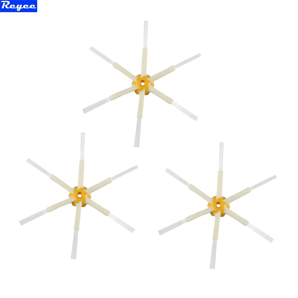 

Free Post New 3 Pieces 6 Arms Sidebrush For iRobot Roomba 500 600 700 Series Side Brush 550 560 570 630 650 760 770