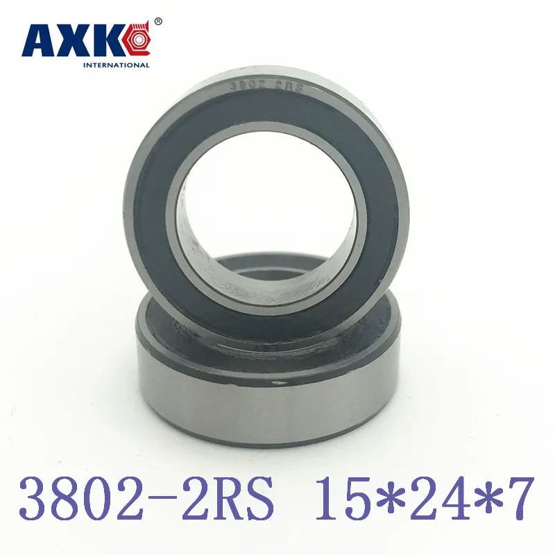 Axk 2pcs 3802 2rs w 3802 Bicycle Suspension Pivot Point Bearing 3802