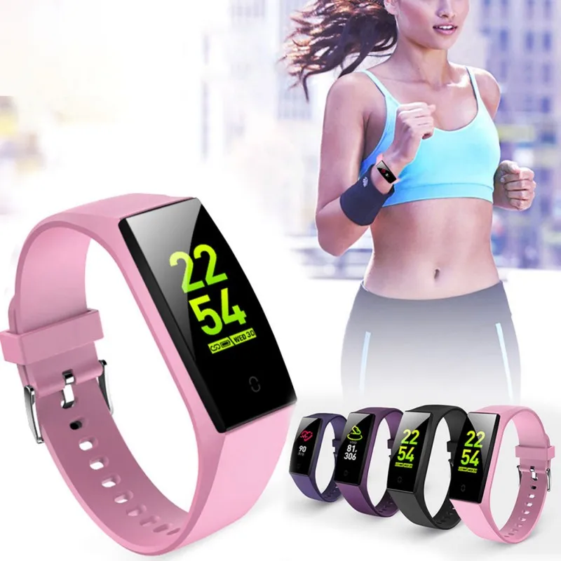 

Smart Band Watch Heart Rate Time Waterproof Smart Wristband Sports Bracelet Band