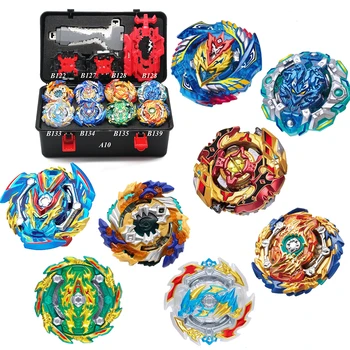 

Takara Tomy Combination B139 Bey Bay Burst Set Toys Metal Fusion 4d Toupie Blades Arena Stadium With Launcher Spinning Top Toys