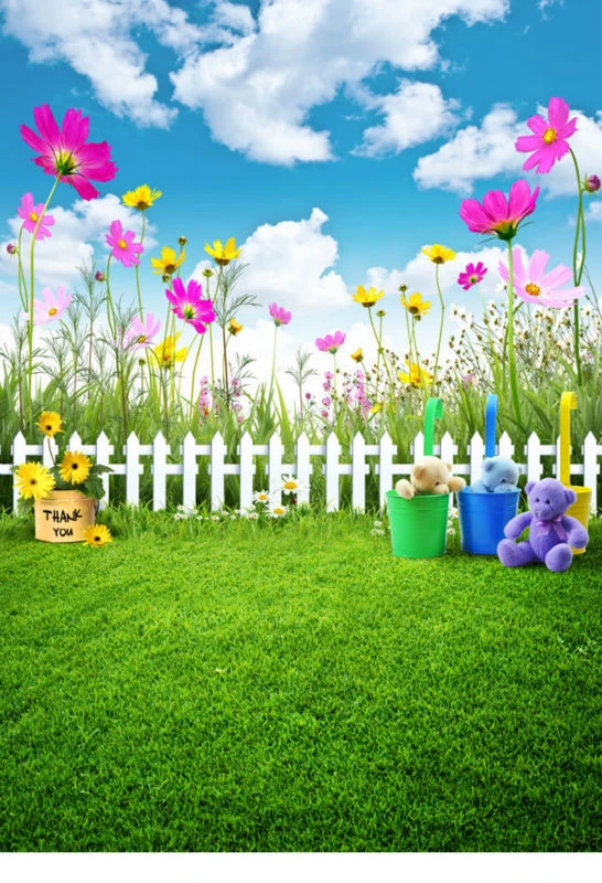 Free Shipping 5*7FT children photography backdrops photo studio background  backdrop The blue sky flowers and plants to|background vinyl|plant  themebackground cars - AliExpress