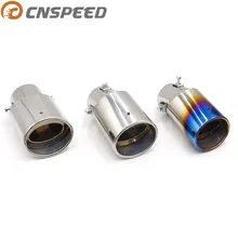 CNSPEED, универсальный автомобильный глушитель, выхлопная труба, локоть, прямая труба, Модифицированная выхлопная труба, труба, авто глушитель, наконечник YC101197