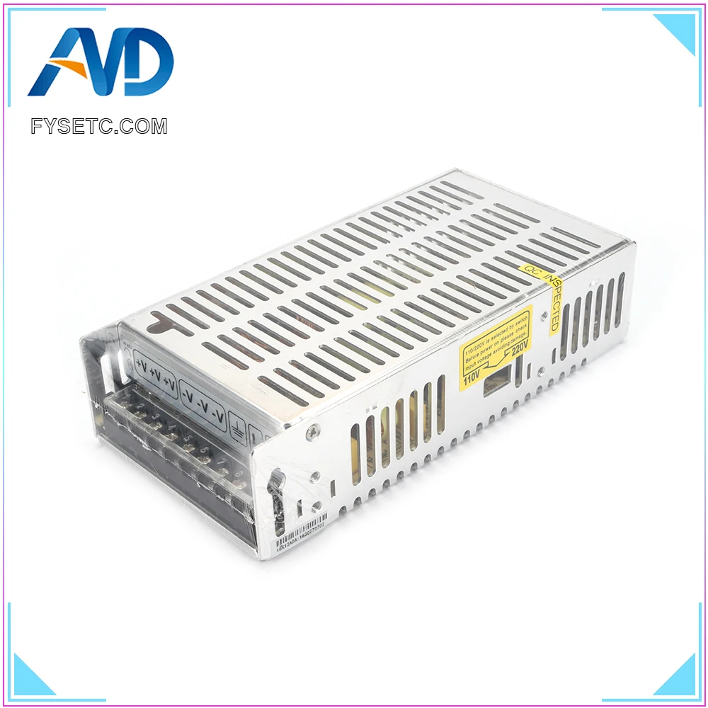 Prusa i3 MK3 3D طابعة أجزاء امدادات الطاقة Imprimante تغذية PSU 24 V 250 W ل Prusa I3 MK3 3D طابعة أجزاء