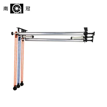 

Ng-3w manual 3 shaft lifter set aluminum pipe cross-bars photography background frame scroll