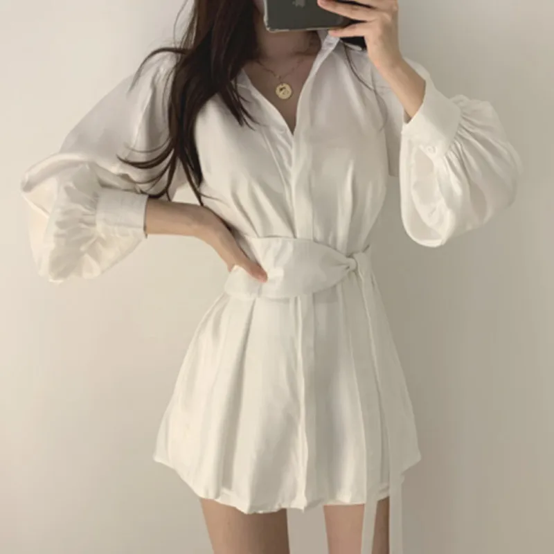 

Korean Chic Elegant Gradient Shirt women Fashion turn-down collar long sleeve blouses Women tops 2019 Harajuku Kimono