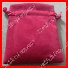 500 шт./лот) 8x каблук 10 см розовые бархатные кошелек; подарочная сумочка оптом