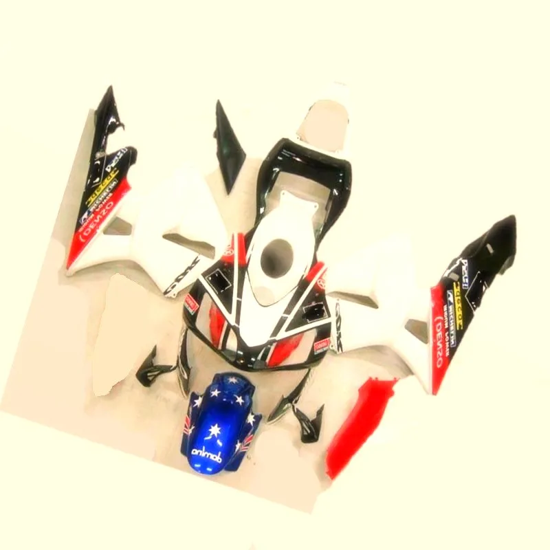 Bo 100% Новые инжекционные Обтекатели для CBR600RR F5 03 04 CBR 600 RR CBR600 2003 2004 красный белый
