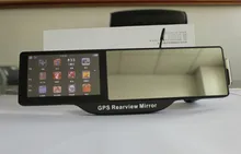 5 inchesGPS Rear View Mirror with TFT TouchScreen+av in ,Support SDCard Max32GB +Bluetooth Earphone+av in+Multi-Country Language
