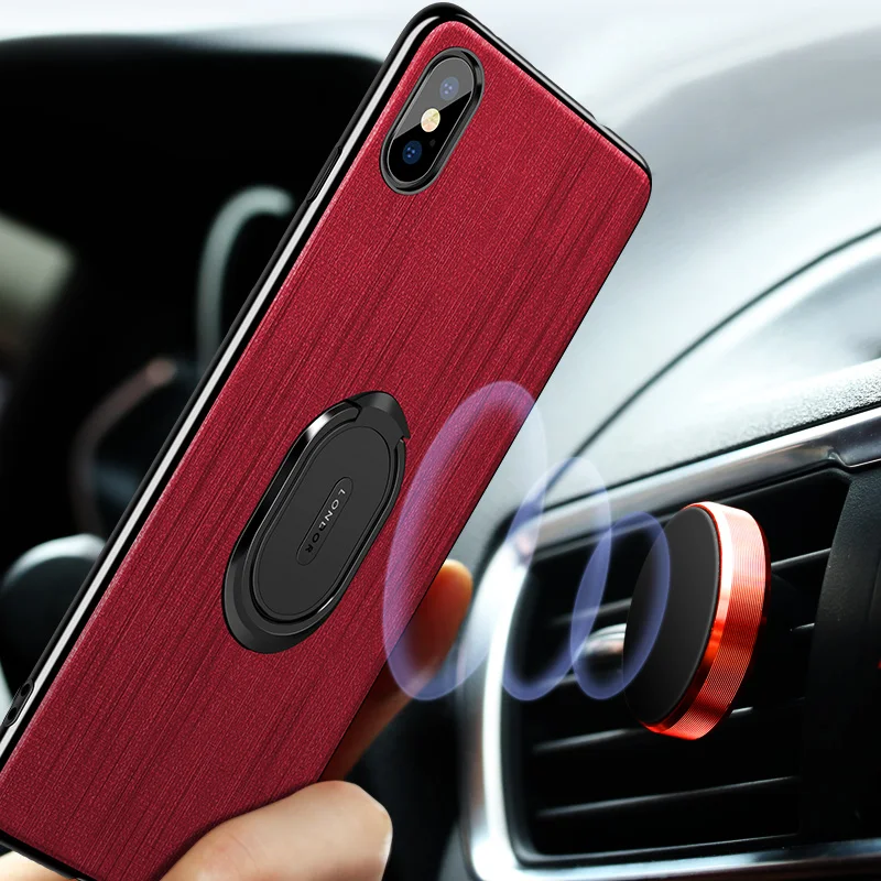 

Magnetic Cover With Kickstand Case For iPhone 7 8 Phone case For iPhone X XS Max XR Case For iPhone 7 8Plus Cases