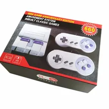 10 шт. AV-USB Интерфейс Двойной геймпад управления Ретро семейный Классический Портативный игровой плеер встроенный 660 игр Мини ТВ игровая консоль