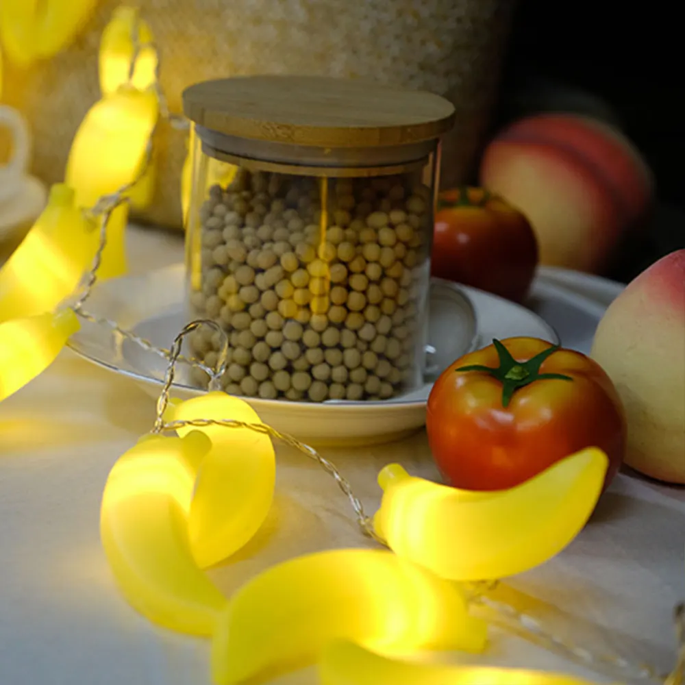 Banana Shaped Summer Led String light Battery/Plug in 1M/3M/6M/7M 10LED