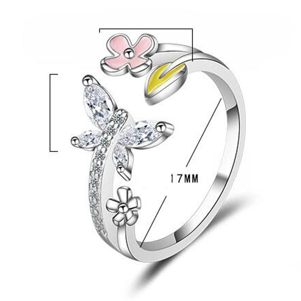 flower rings for women silver (5)