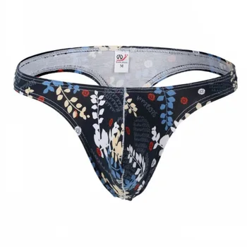 High Quality Cotton Low Waist Men Student Youth Sexy Underwear U Convex Pouch Print Men Briefs Male Panties Calzoncillos Hombre men lion print high low blouse